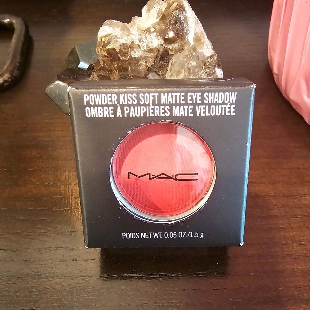 MAC  Powder Kiss Soft Matte Eye Shadow In Color A Little Tamed.